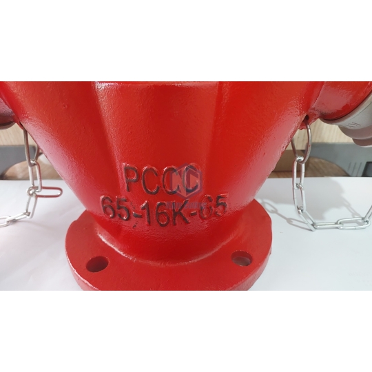 Van góc chữa cháy 2 đầu