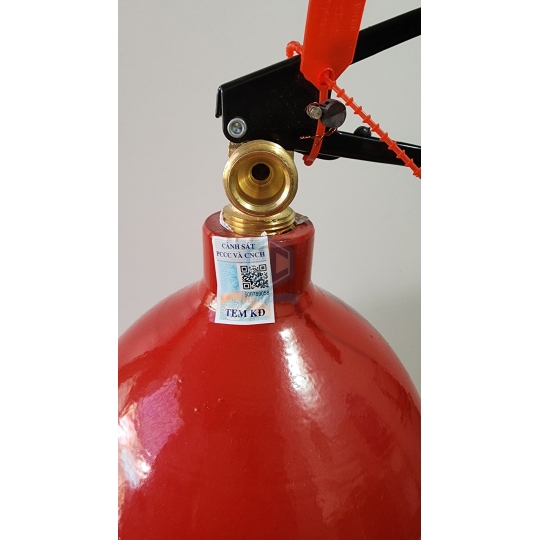 [ CÓ TEM KIỂM ĐỊNH] Bình chữa cháy khí Co2 5kg hãng Dragon sản xuất ở Việt Nam có tem kiểm định