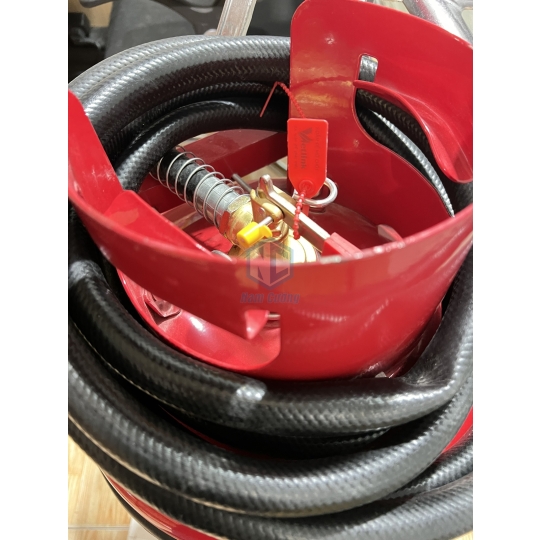 Bình chữa cháy bột ABC 35kg Dragon có tem kiểm định, bình chữa cháy xe đẩy