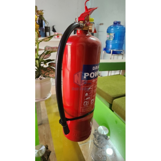 [CÓ TEM KIỂM ĐỊNH] Bình Chữa Cháy Bột ABC 4kg có đồng hồ đo áp suất Dragon chính hãng