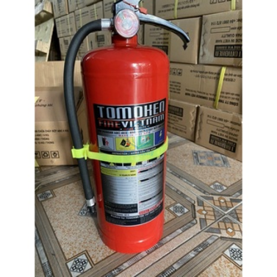 [TẶNG NỘI QUY TIÊU LỆNH] Combo 2 Bình Chữa Cháy Bột ABC 4kg Chính Hãng Tomoken Do Việt Nam Sản Xuất
