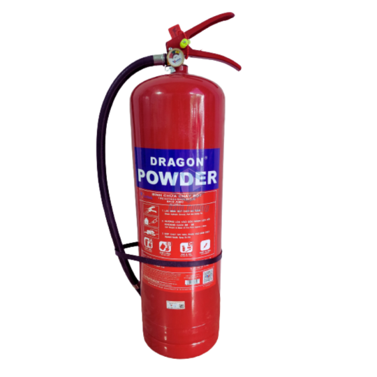 [CÓ TEM KIỂM ĐỊNH] Bình Chữa Cháy Bột ABC 4kg có đồng hồ đo áp suất Dragon chính hãng