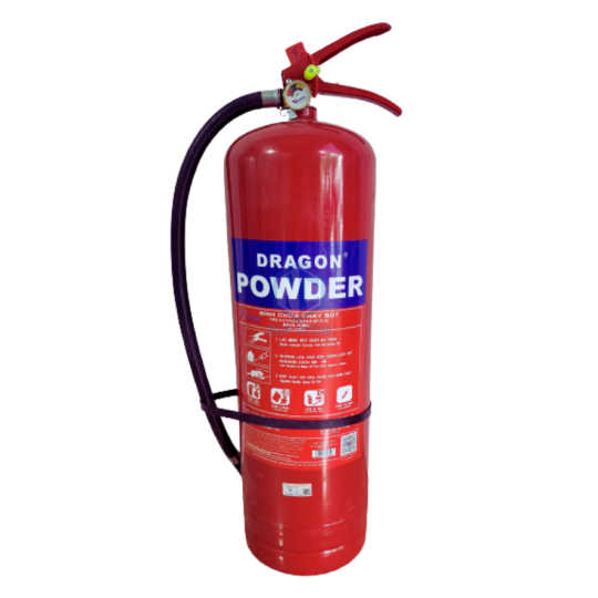 [CÓ TEM KIỂM ĐỊNH] BÌNH CHỮA CHÁY DRAGON - BỘT ABC 8KG, SẢN XUẤT TẠI VIỆT NAM ĐỦ TIÊU CHUẨN PCCC