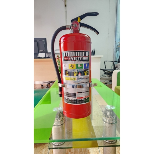 Bình Chữa Cháy Bột ABC 4kg Chính Hãng Tomoken Do Việt Nam Sản Xuất