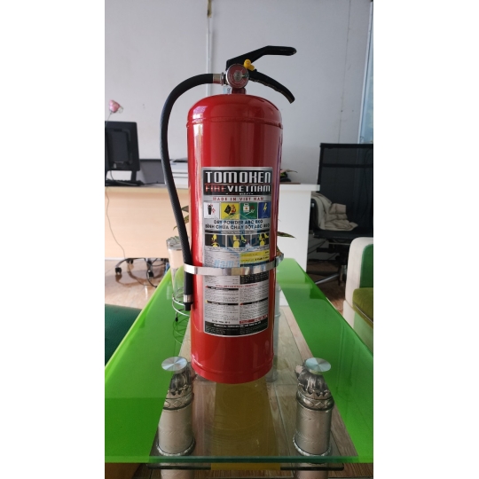 [CÓ TEM KIỂM ĐỊNH] BÌNH CHỮA CHÁY TOMOKEN - BỘT ABC 8KG SẢN XUẤT TẠI VIỆT NAM, ĐẠT TIÊU CHUẨN PCCC