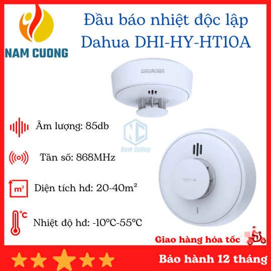 Đầu báo nhiệt độc lập Dahua DHI - HY - HT10A