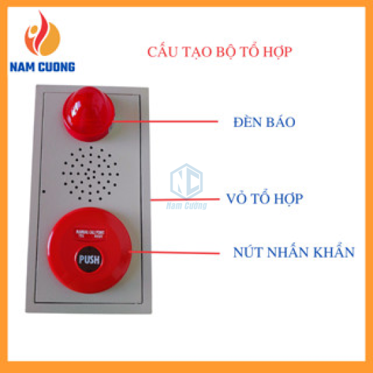 Bộ Tổ Hợp Chuông Đèn Nút Nhấn